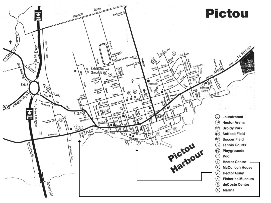 MAP OF PICTOU