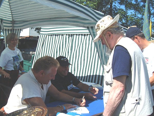 BOOK-SIGNING TENT