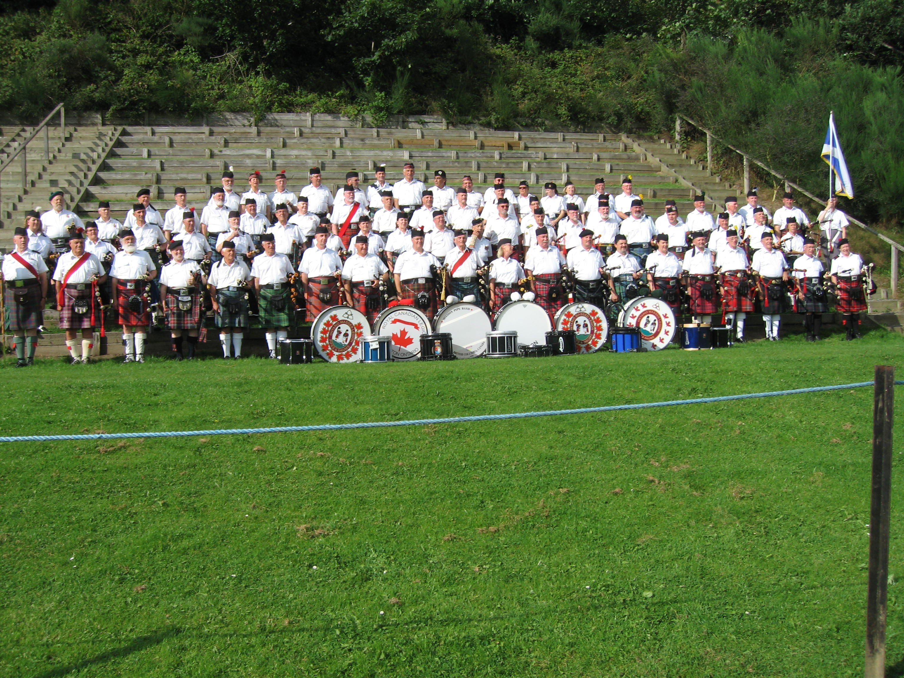 CANADIAN MASSED PIPE AND DRUM BAND