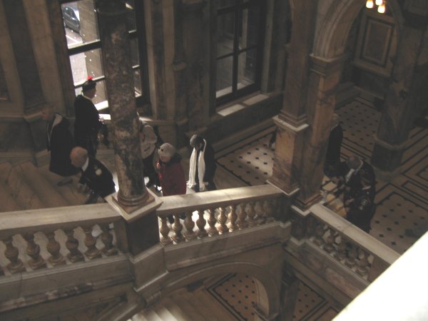 STAIRS TO BANQUET HALL