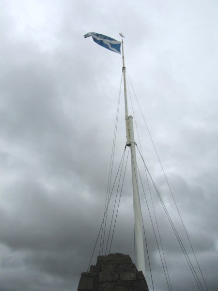 SCOTTISH FLAG AT SITE