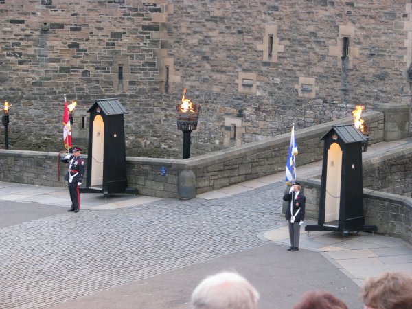 COLOUR PARTY AT GUARD HOUSES