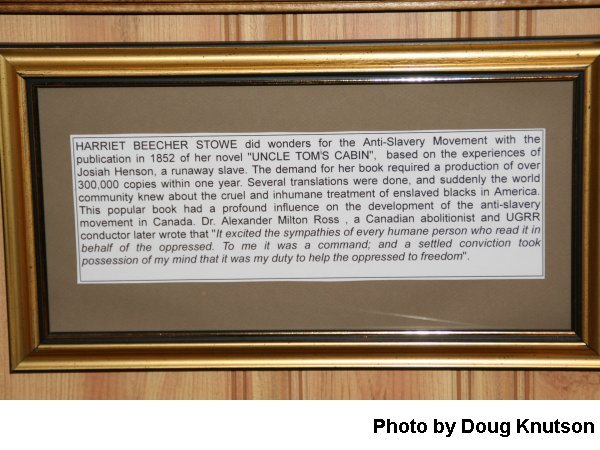 DR ROSS PLAQUE