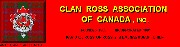 CLAN ROSS ASSOCIATION OF CANADA, INC.